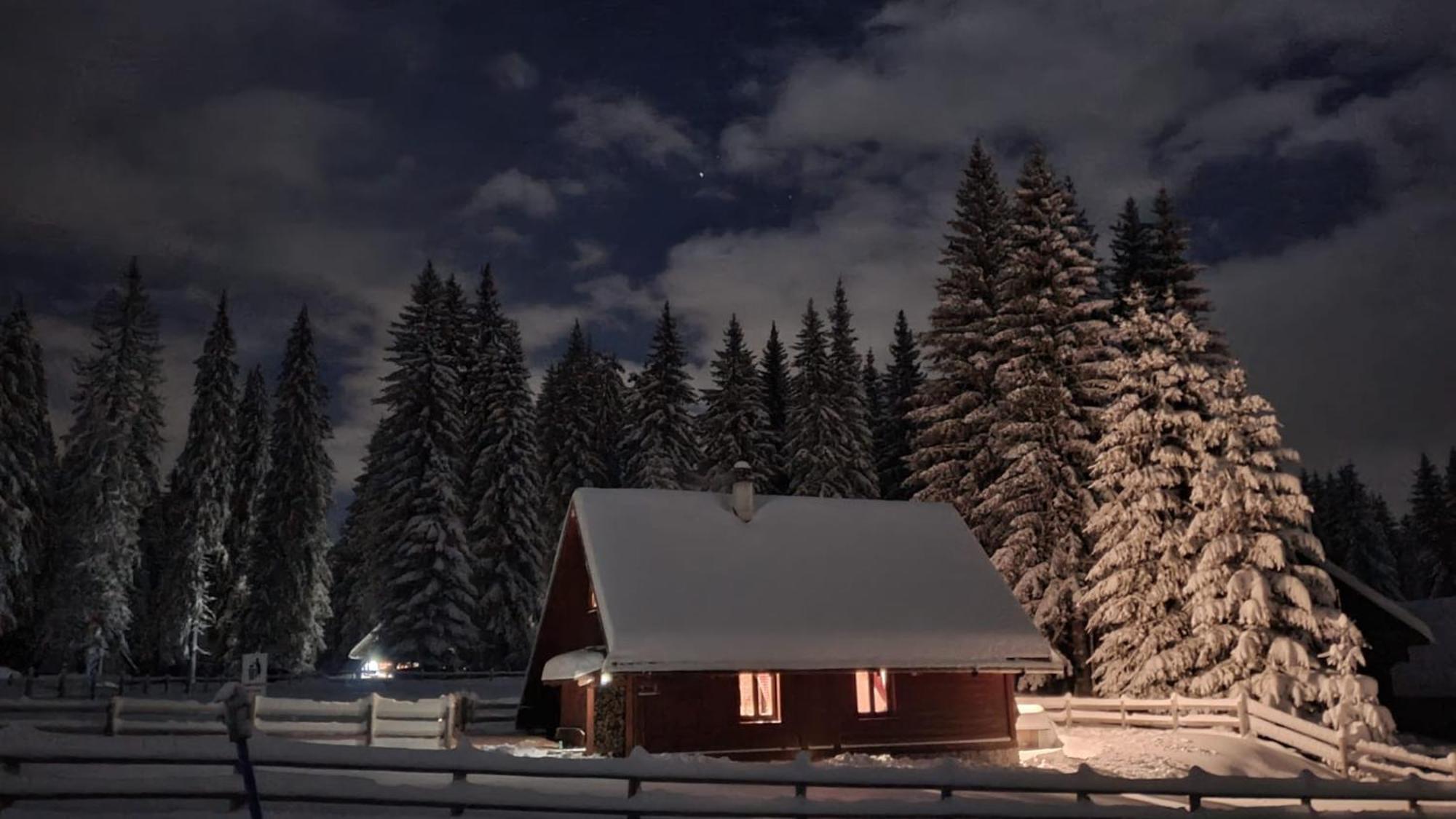 Cosy Chalet On Pokljuka - Brunarica Tinkara Zgornje Gorje ภายนอก รูปภาพ